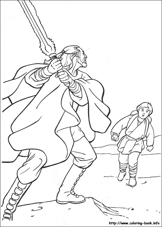 Star Wars coloring picture